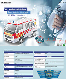 Tata Magic Express Type b Ambulance Brochure